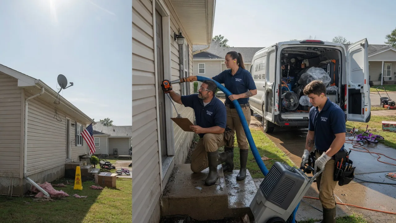 Ceiling Water Damage Restoration in Collins, MS near me